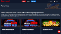 Kryptosino bonus
