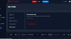 Kryptosino bonus code