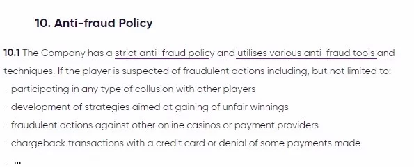 Anti-Fraud Policy Example