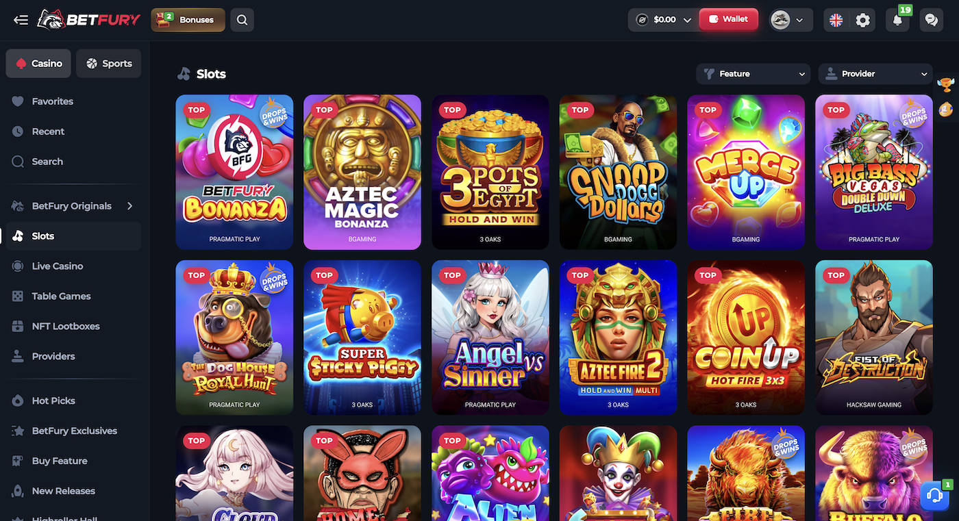 xlm slots at betfury casino