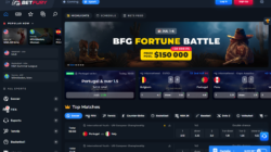 BetFury Sports Lobby Screenshot