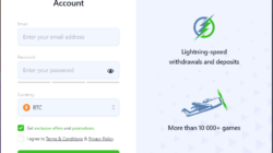 Bets.io Signup Screenshot