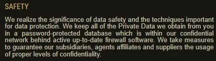 Data Safety Example