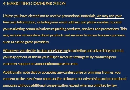 Ethical Marketing Responsibility Terms Example